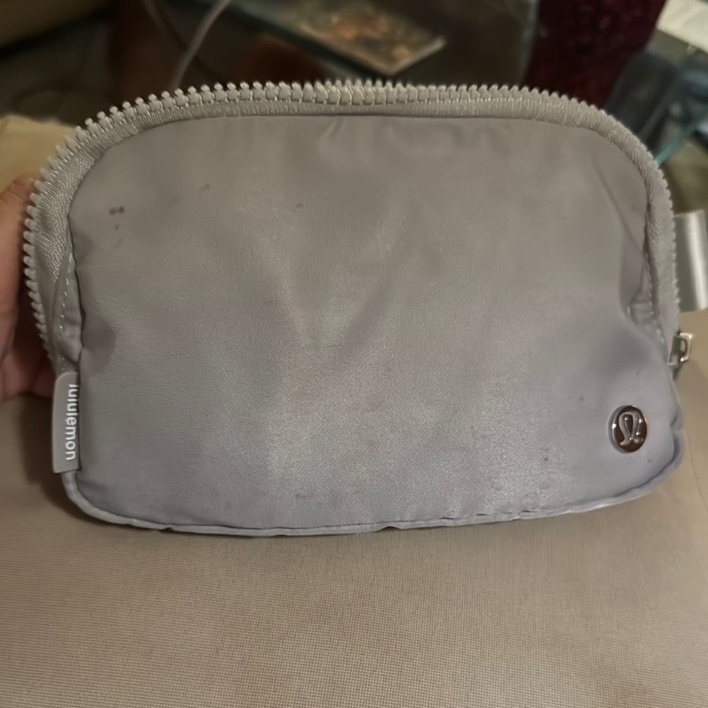 Lululemon Silver Pouch